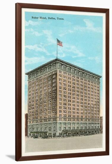 Baker Hotel, Dallas, Texas-null-Framed Art Print