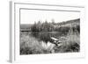 Baker Lake Dock-Dana Styber-Framed Photographic Print