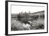 Baker Lake Dock-Dana Styber-Framed Photographic Print