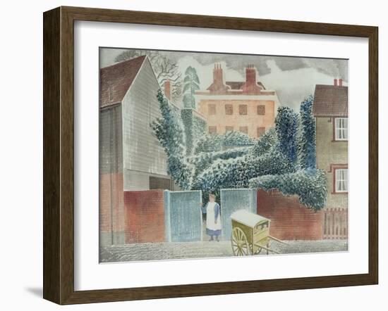 Baker's Cart-Eric Ravilious-Framed Giclee Print