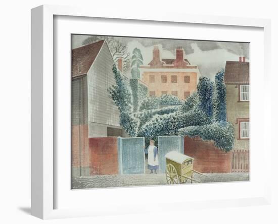 Baker's Cart-Eric Ravilious-Framed Giclee Print