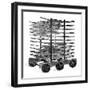 Baker's Double Rack Truck-null-Framed Art Print