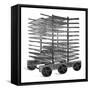 Baker's Double Rack Truck-null-Framed Stretched Canvas