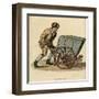 Baker's Man with Dogs-null-Framed Art Print