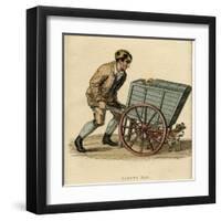 Baker's Man with Dogs-null-Framed Art Print