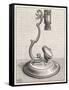 Baker's Mounted Lens Microscope-Poyet-Framed Stretched Canvas