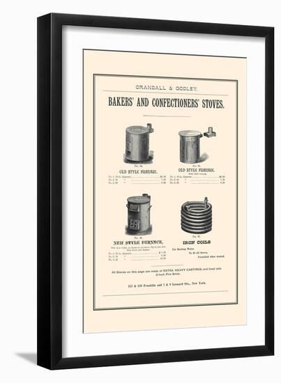 Bakers and Confectioner's Stoves-null-Framed Art Print