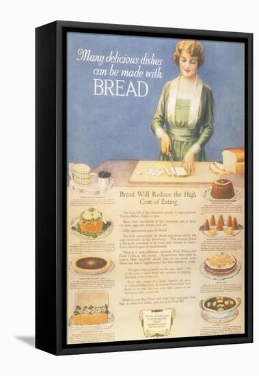 Bakers Bread, USA, 1910-null-Framed Stretched Canvas