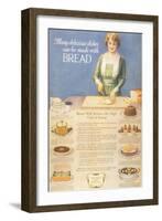 Bakers Bread, USA, 1910-null-Framed Giclee Print