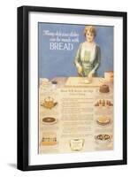 Bakers Bread, USA, 1910-null-Framed Giclee Print