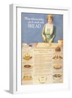 Bakers Bread, USA, 1910-null-Framed Giclee Print