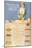 Bakers Bread, USA, 1910-null-Mounted Giclee Print