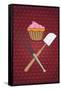 Bakers Delight Cupcake Print Poster-null-Framed Stretched Canvas