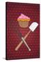 Bakers Delight Cupcake Print Poster-null-Stretched Canvas