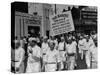 Bakers Union Marching Through the Labor Day Parade-null-Stretched Canvas