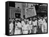 Bakers Union Marching Through the Labor Day Parade-null-Framed Stretched Canvas