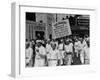 Bakers Union Marching Through the Labor Day Parade-null-Framed Photographic Print