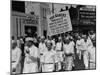 Bakers Union Marching Through the Labor Day Parade-null-Mounted Photographic Print