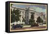 Bakersfield, California - View of the Kern County Court House-Lantern Press-Framed Stretched Canvas