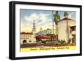 Bakersfield Inn, Bakersfield, California-null-Framed Art Print