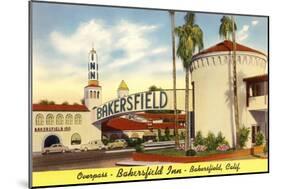 Bakersfield Inn, Bakersfield, California-null-Mounted Art Print