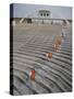 Bakersfield Junior College: Cheerleaders Practicing for Football Rally-Ralph Crane-Stretched Canvas