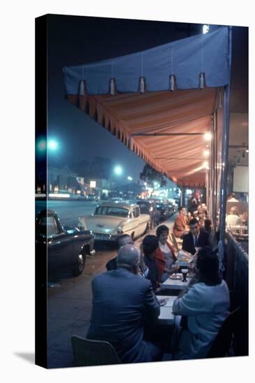 Bakery and Cafe Called Pupi's on Sunset Strip, Los Angeles, California, 1959-Ralph Crane-Stretched Canvas