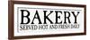 Bakery Horizontal Wood Sign-ALI Chris-Framed Giclee Print