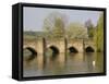 Bakewell Bridge and River Wye, Derbyshire, England, United Kingdom, Europe-Rolf Richardson-Framed Stretched Canvas