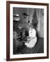 Baking Bread at Home for School Project, ca. 1914-null-Framed Giclee Print