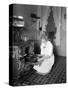 Baking Bread at Home for School Project, ca. 1914-null-Stretched Canvas