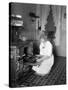 Baking Bread at Home for School Project, ca. 1914-null-Stretched Canvas