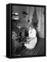 Baking Bread at Home for School Project, ca. 1914-null-Framed Stretched Canvas