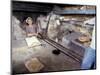 Baking Bread in a Wood-Fired Oven, Morocco-Merrill Images-Mounted Photographic Print