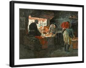 Baking Flat Bread-Zhang Yong Xu-Framed Giclee Print