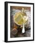 Baking Ingredients (Butter, Eggs), Pastry Brush, Fork-Foodcollection-Framed Photographic Print