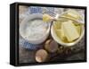 Baking Ingredients (Butter, Yeast), Pastry Brush, Fork-Foodcollection-Framed Stretched Canvas