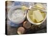 Baking Ingredients (Butter, Yeast), Pastry Brush, Fork-Foodcollection-Stretched Canvas