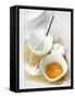 Baking Ingredients (Egg Yolk and Beaten Egg White)-Ira Leoni-Framed Stretched Canvas