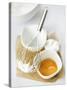 Baking Ingredients (Egg Yolk and Beaten Egg White)-Ira Leoni-Stretched Canvas