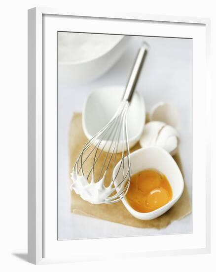 Baking Ingredients (Egg Yolk and Beaten Egg White)-Ira Leoni-Framed Photographic Print