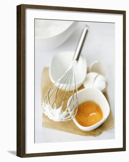 Baking Ingredients (Egg Yolk and Beaten Egg White)-Ira Leoni-Framed Photographic Print