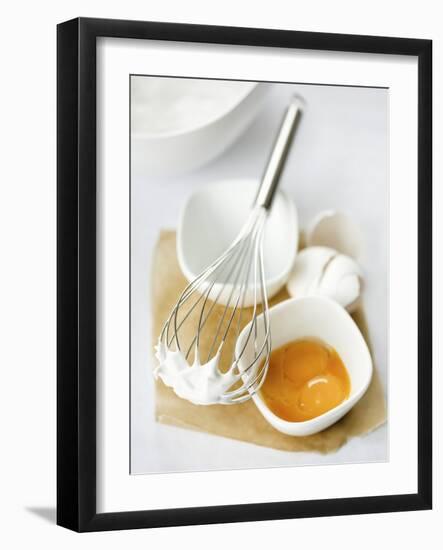 Baking Ingredients (Egg Yolk and Beaten Egg White)-Ira Leoni-Framed Photographic Print