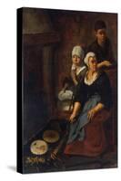 Baking of Flat Cakes, 1645-1648-Bartolome Esteban Murillo-Stretched Canvas