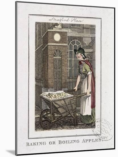 Baking or Boiling Apples, Cries of London, 1804-William Marshall Craig-Mounted Giclee Print