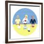 Baking Party-Claire Huntley-Framed Giclee Print