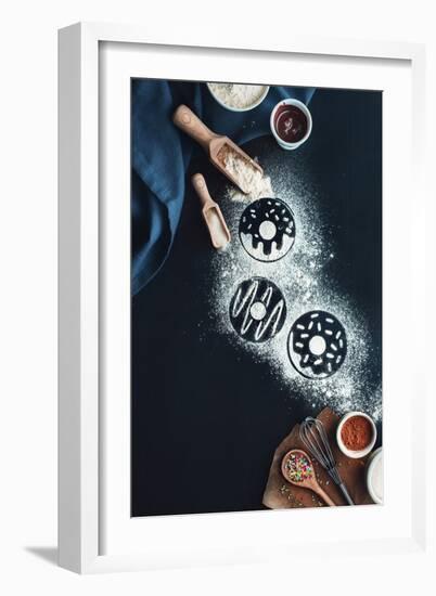 Baking Recipe: Donuts-Dina Belenko-Framed Giclee Print