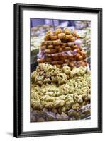 Baklava, an Arab Sweet Pastry at a Shop in the Old City, Jerusalem, Israel, Middle East-Yadid Levy-Framed Photographic Print