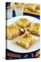 Baklava, Filo Pastry with Honey and Pistachios, Greece, Europe-Nico Tondini-Stretched Canvas