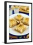 Baklava, Filo Pastry with Honey and Pistachios, Greece, Europe-Nico Tondini-Framed Photographic Print